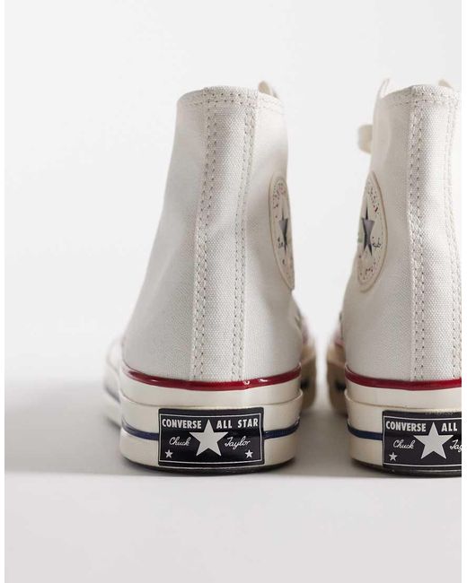 Converse Natural Chuck 70 Hi Trainers With Love Detail