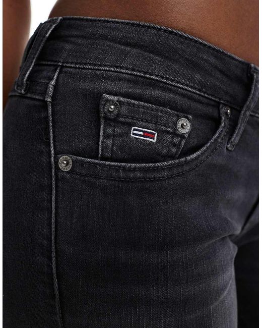 Tommy Hilfiger Black Sophie Low Rise Skinny Jeans