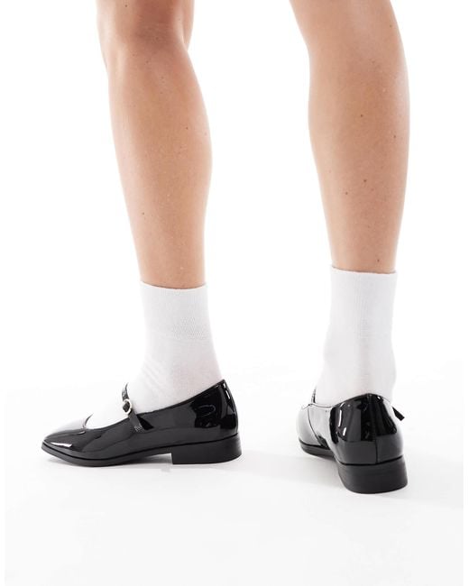 London Rebel White Abigal Mary Janes