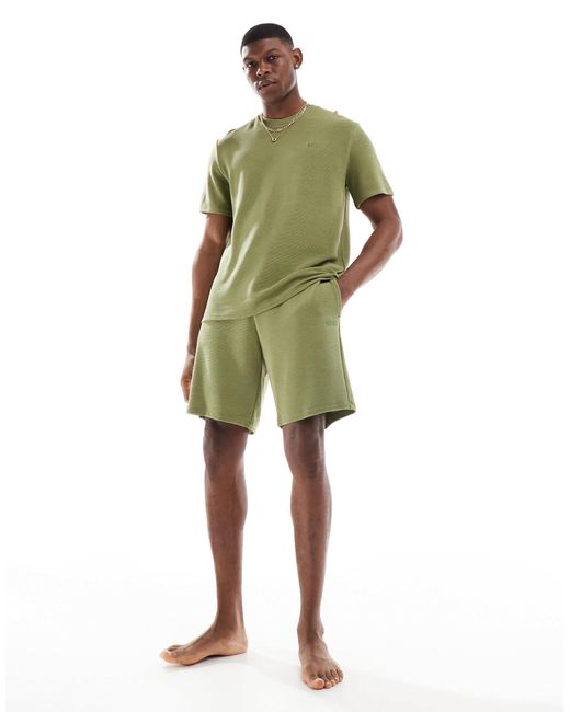Boss Green Boss Bodywear Co-ord Ribbed Shorts for men