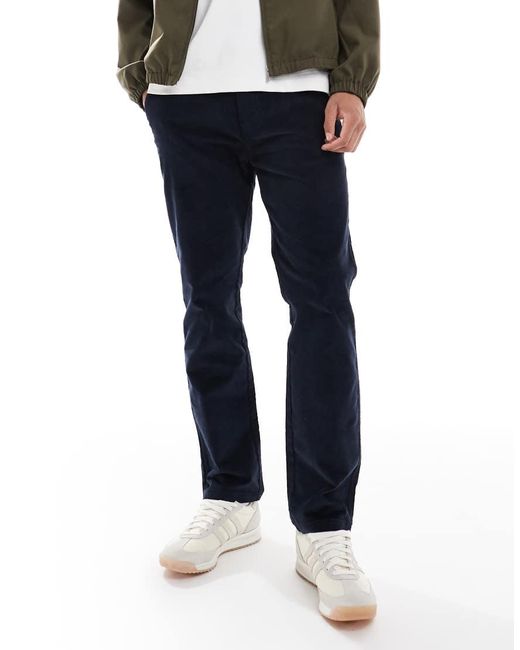Threadbare Blue Regular Fit Chino Trouser for men
