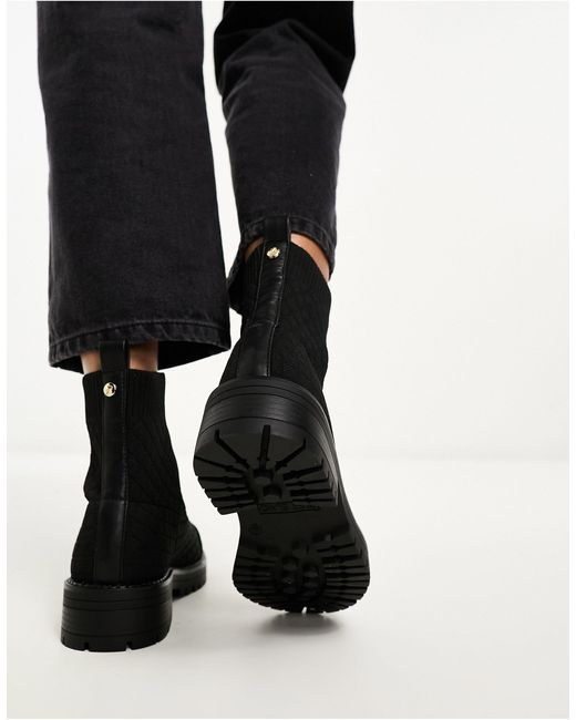 River island black sock hotsell boots