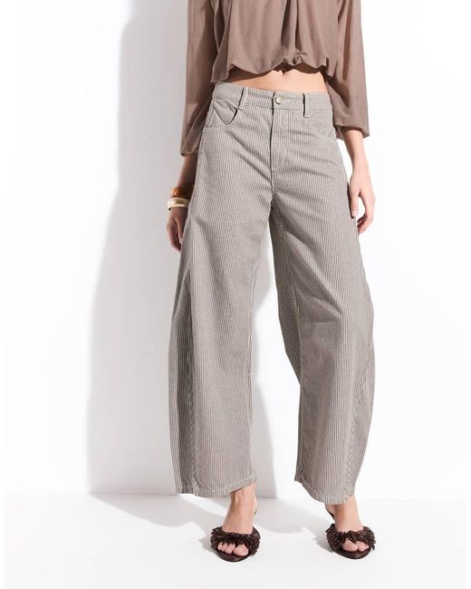 ASOS Multicolor Horseshoe Pants With Tab Waist Detail