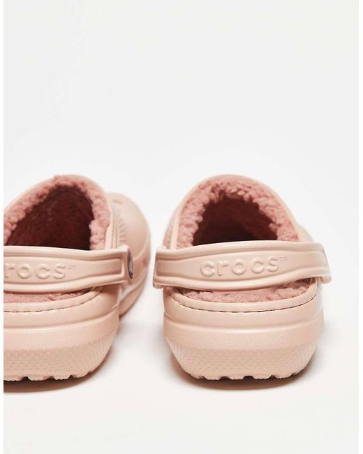 CROCSTM Pink Classic Fleece Clog