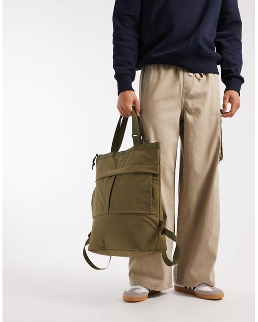 ASOS Green Ripstop Backpack for men