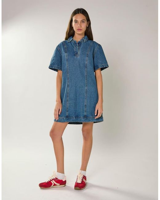Glamorous Blue Denim Mini Dress