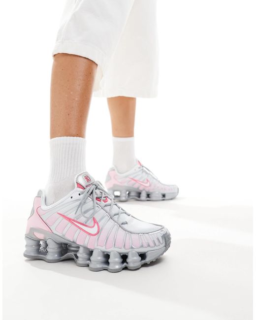 Nike White Shox Tl Unisex Trainers