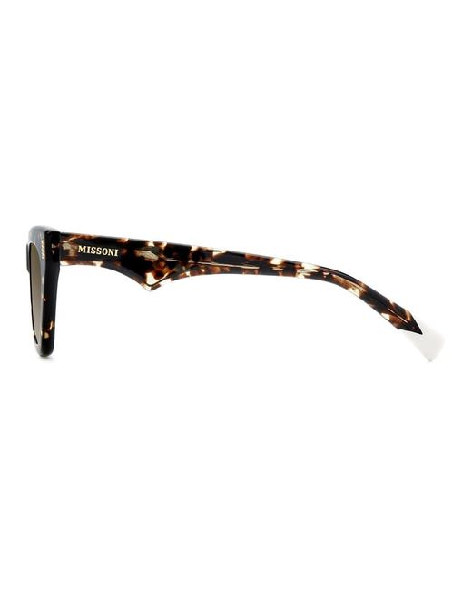 Missoni Sunglasses Black Bold Cat Eye Sunglasses With Shaded Lenses
