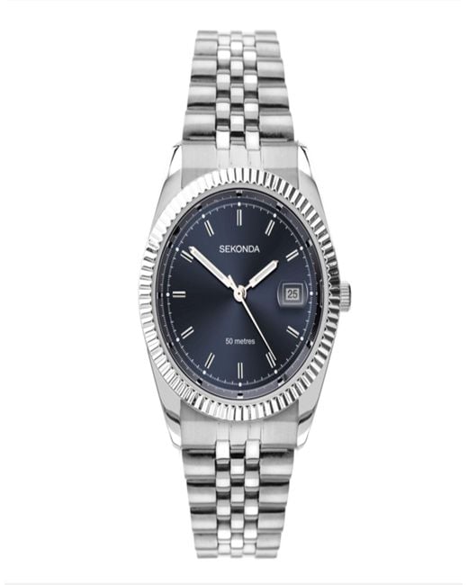 Sekonda Blue Men's Bracelet Watch With Navy Dial for men