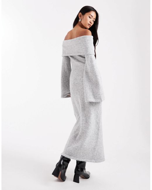 4th & Reckless White – gestricktes maxi-pulloverkleid