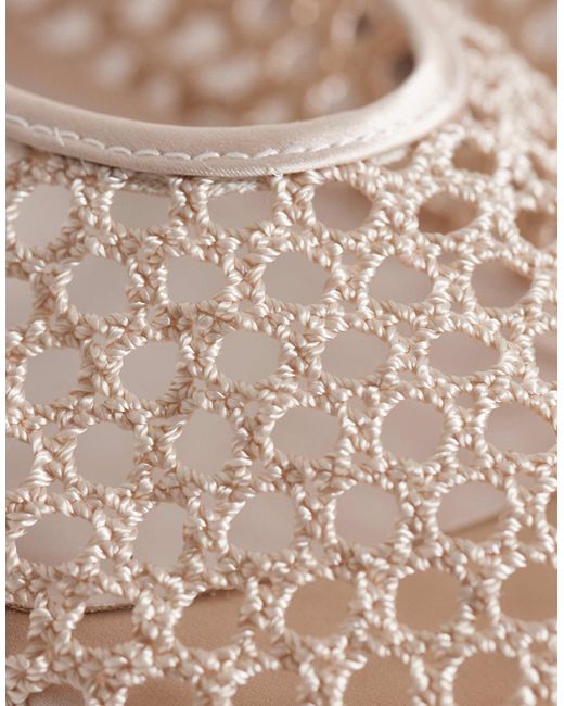 Mango White – flache schuhe