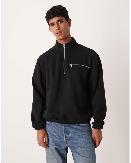 ASOS – relaxed fit sweatshirt in Black für Herren