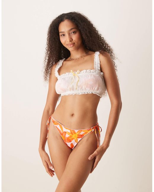 ASOS Brown – strand-bustier-top
