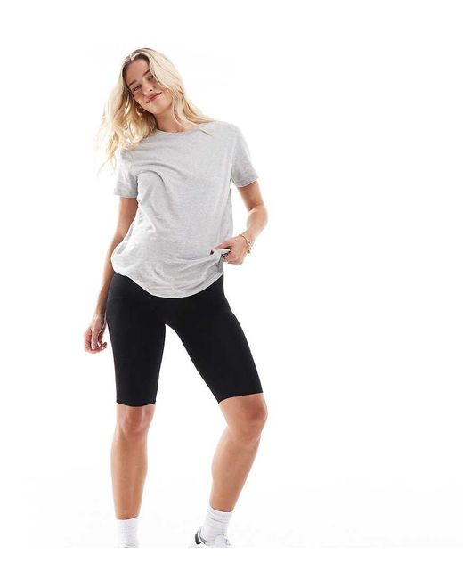 ASOS Black Asos Design Maternity Over The Bump Basic Legging Short