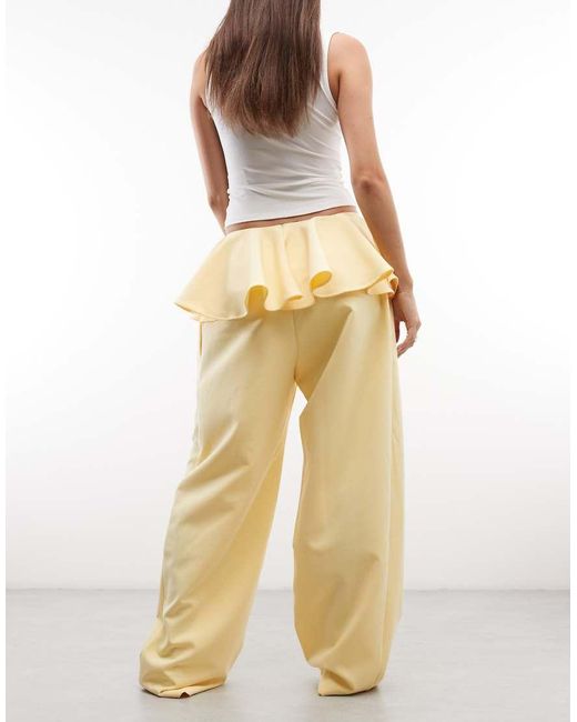 ASOS Natural Tailored Skirted Trouser