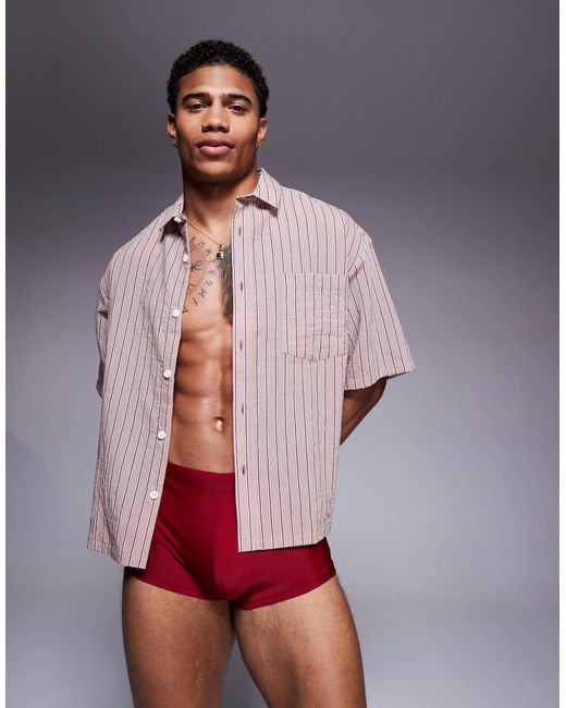 ASOS Red Stretch Trunk for men
