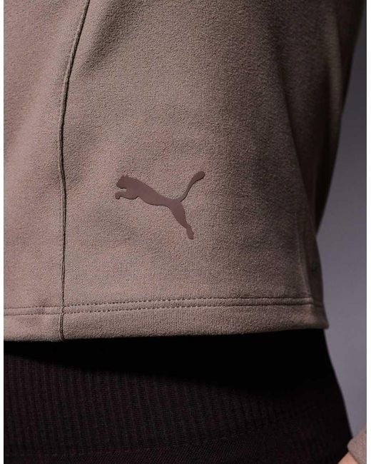 PUMA Gray Train Full-Zip Top