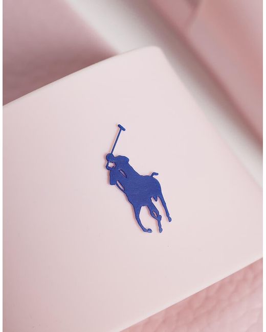 Polo Ralph Lauren Pink Pony Sliders
