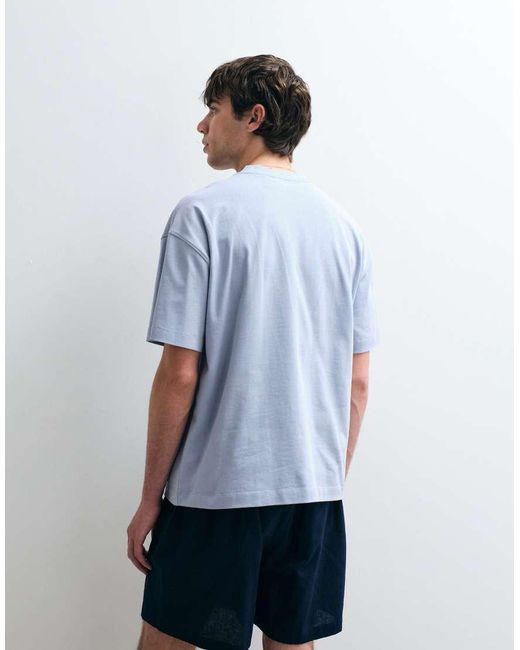 ASOS COLLECTIVE Purple Super Heavyweight Oversized T-shirt for men