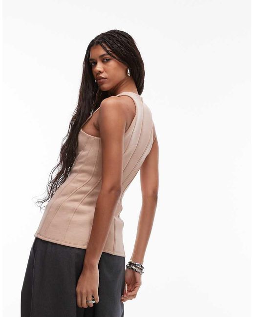 Corsetto Con Cuciture Modellanti di ASOS in Black