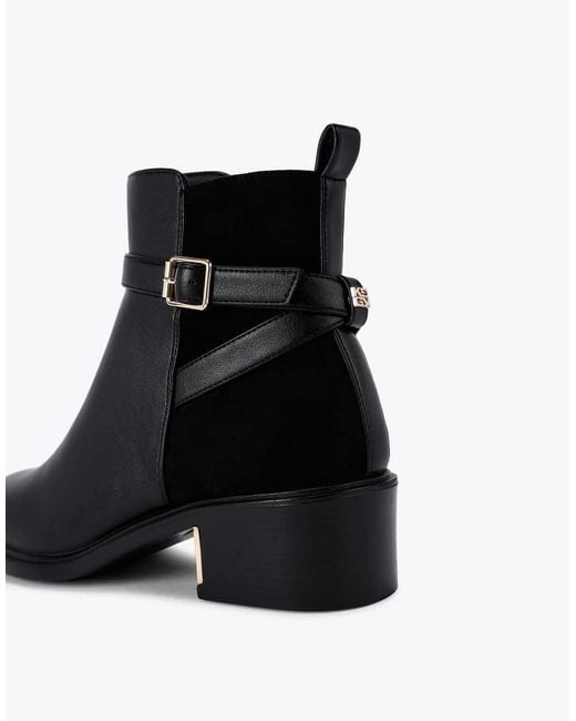 KG by Kurt Geiger Black Helen Low Ankle Boots