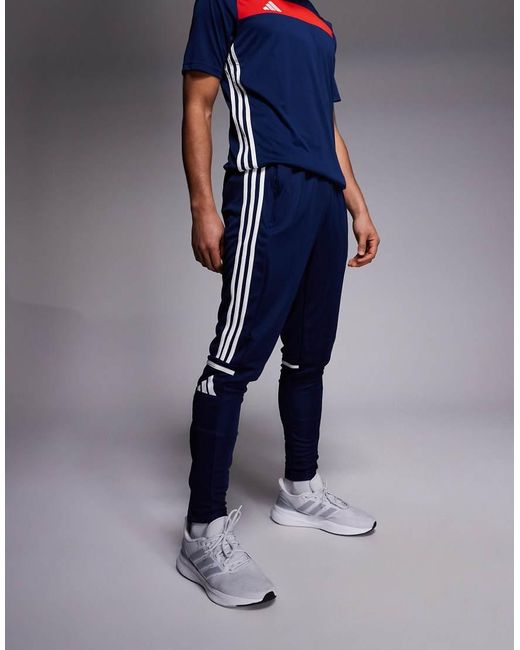 Adidas Originals Blue Adidas Football Squadra 25 joggers for men