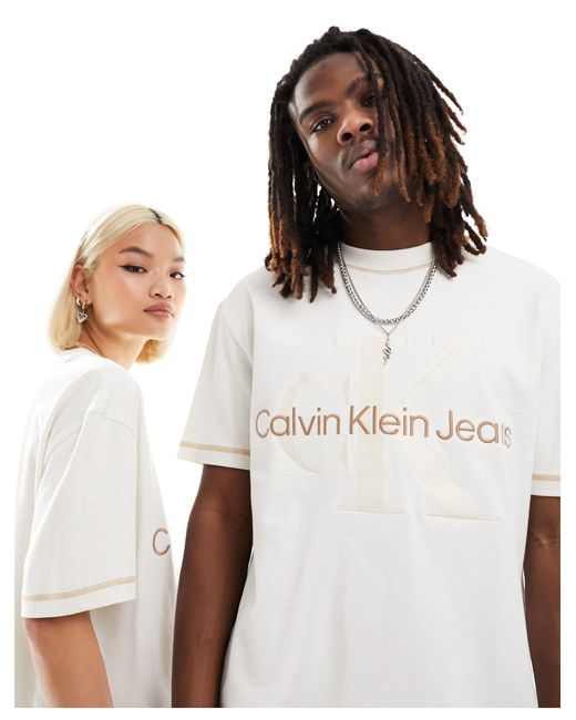 Calvin Klein White – unisex – t-shirt