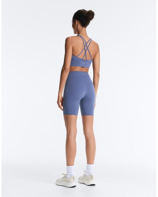 Oysho Blue Comfortlux High-Rise 20Cm Leggings