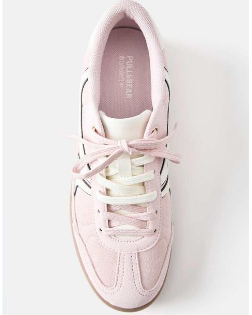 Pull&Bear Pink Retro Trainers