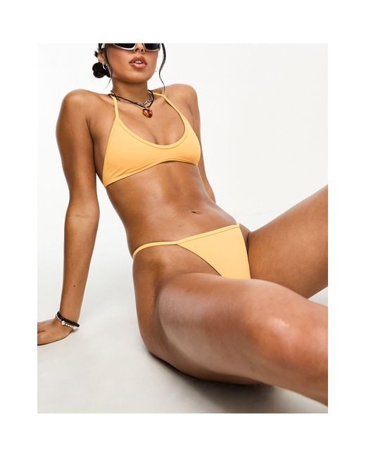 Weekday Yellow – sway – bikini-tanga