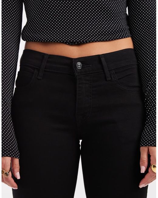 Levi's Black 710 Super Skinny Jeans
