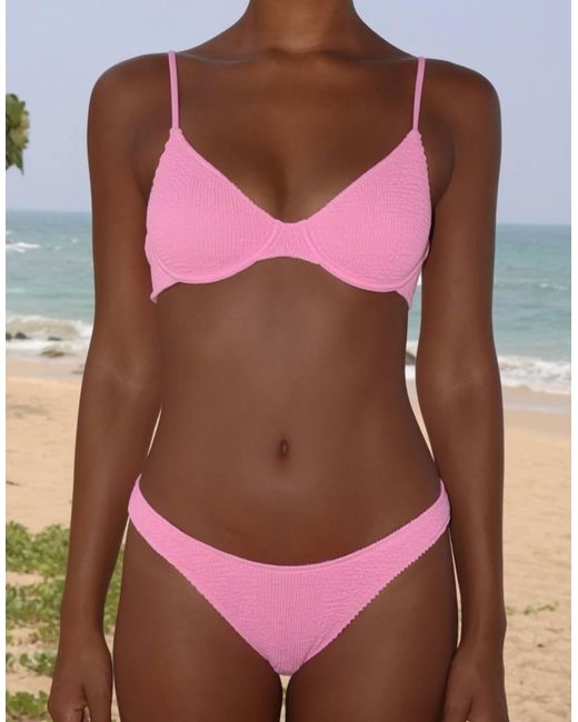 Moda Minx Pink Scrunch Underwire Top