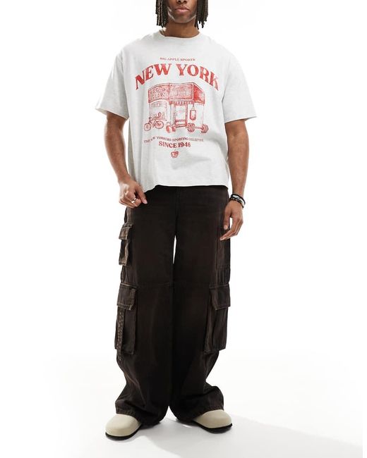 Cotton On White Cotton On Super Baggy Jean for men