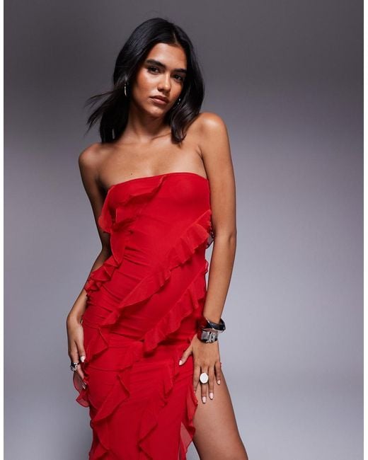 oh polly red maxi dress Textured Jersey Open Back in Fiery - 14 making it perfect for evening events or special occasions Oh Polly Dress Womans 8