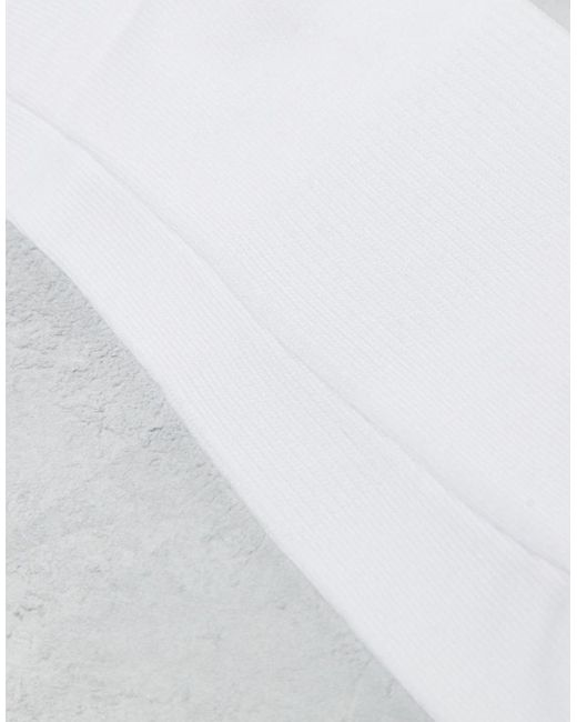 OOSC White Crew Sock for men