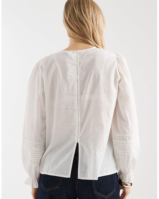 ONLY White – hemdbluse