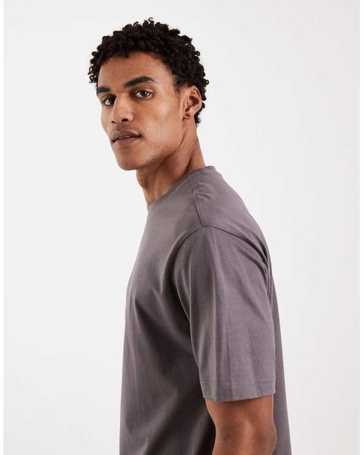 Only & Sons Gray Relaxed Fit T-shirt for men