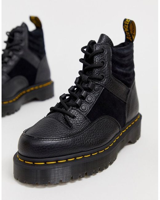 dr martens zuma ii with buckle strap flat ankle boots in white