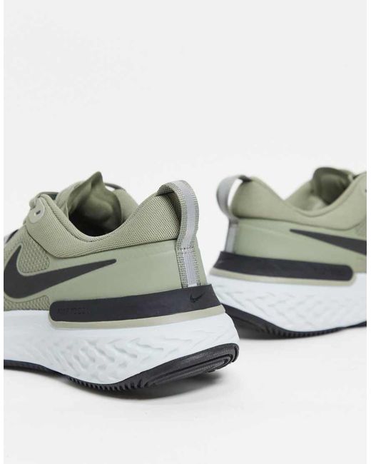 Nike Green React Miler Trainers for men