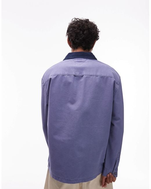 Tommy Hilfiger – hemdjacke in Blue für Herren