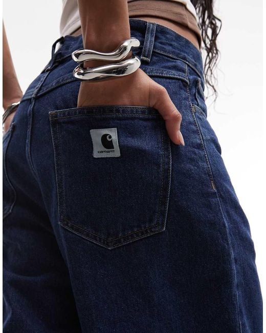 Carhartt Blue Brandon Loose-fit Denim Shorts