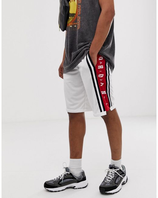 Nike White Air Jordan Basketball Shorts for men