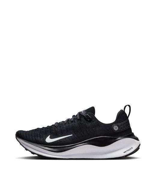 Nike - react infinity run flyknit 4 - sneakers nere e bianche a pianta larga di Nike in Black da Uomo