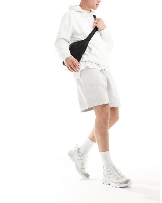 Weekday Jersey Short in het White voor heren