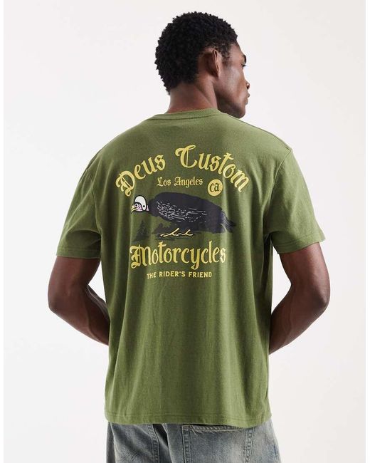Deus Ex Machina Green Beep-beep T-shirt for men