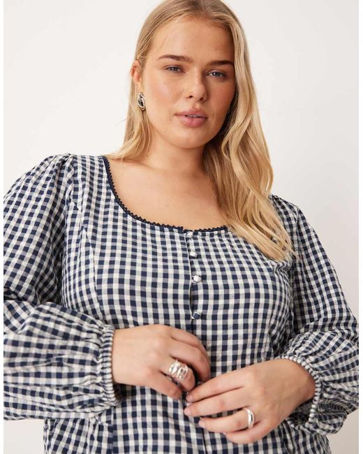 Nobody's Child Black Edie Balloon Sleeve Blouse
