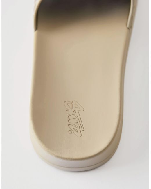 Pull&Bear – gummierte sandalen in White für Herren
