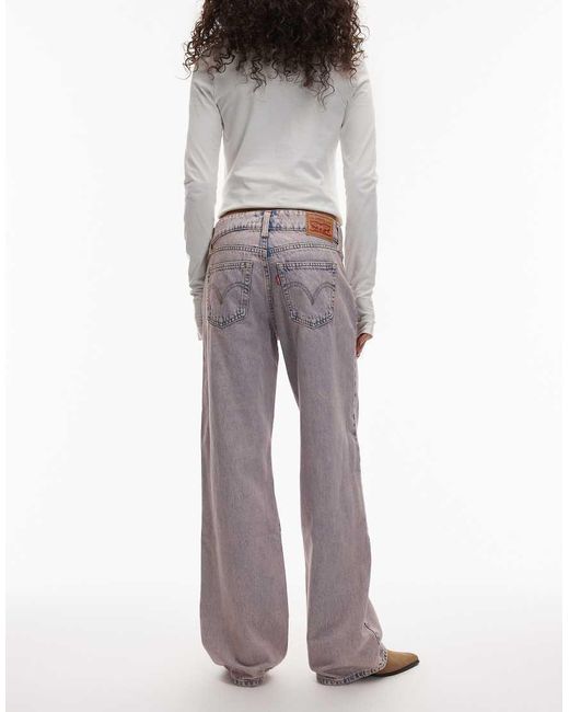 Levi's Gray Superlow Loose Jeans