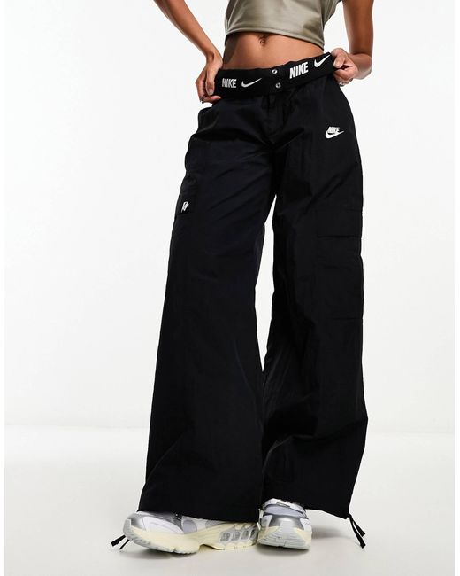 Nike Black Dance Woven Cargo Pocket Trousers