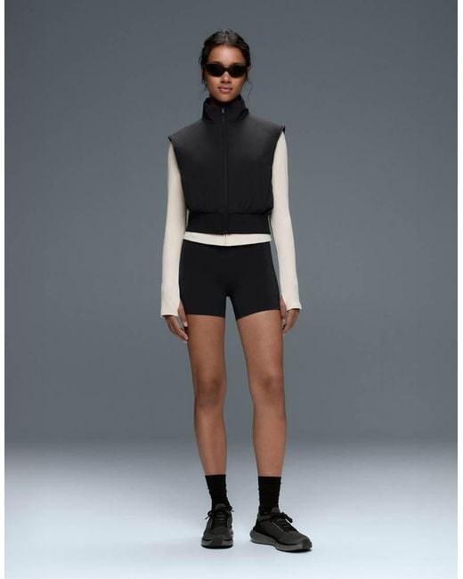 Oysho Gray Fellex Volcanic Padded Technical Gilet